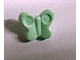 Light green LEGO Friends butterfly hair decoration accessory with a small pin, viewed from the front.