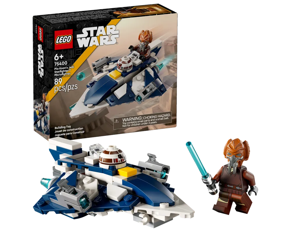 LEGO Star Wars 75400 - Plo Koon's Jedi Starfighter Microfighter - Authentic LEGO Set Main Image