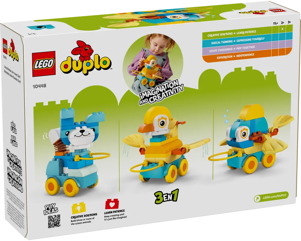 LEGO DUPLO 10448 - 3in1 Animals on Wheels - Authentic LEGO Set Image 12
