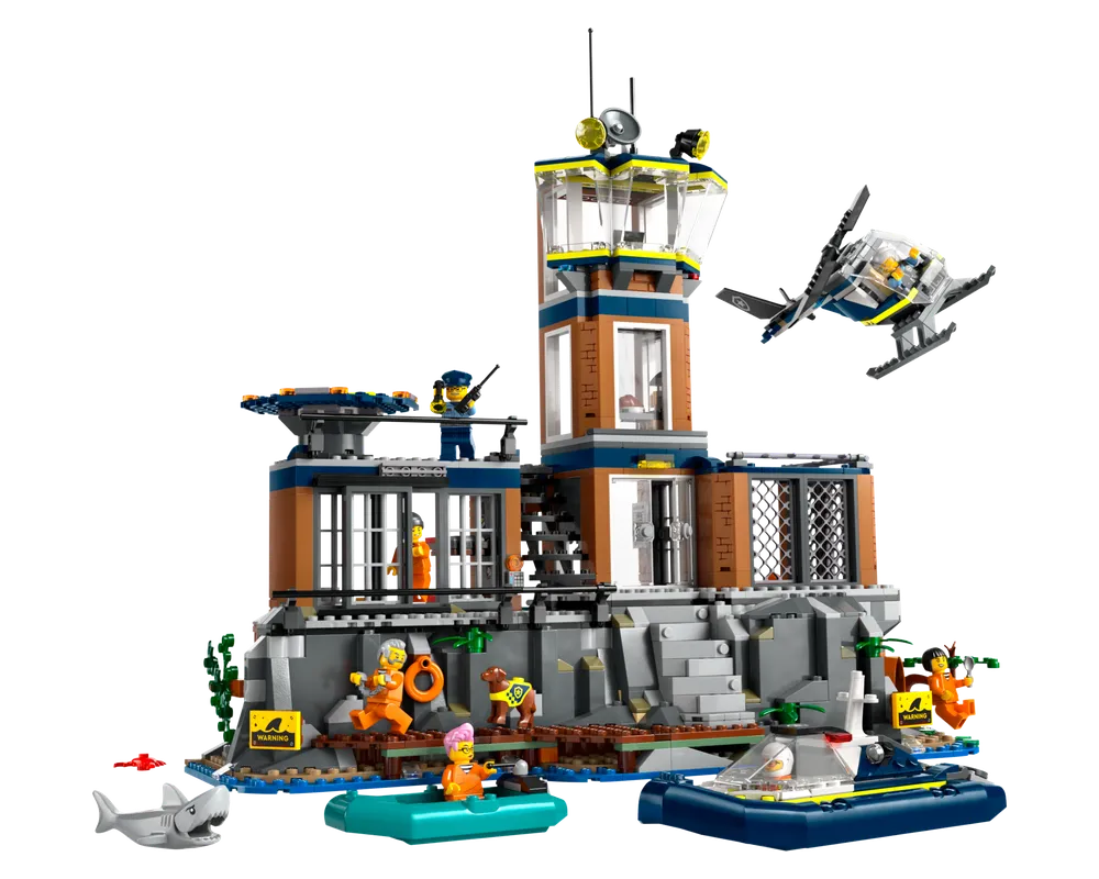 LEGO City 60419 - Police Prison Island - Authentic LEGO Set Image 2