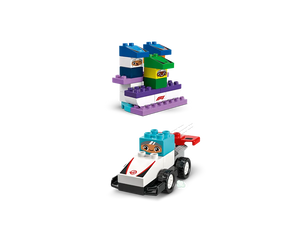 LEGO DUPLO 10445 - F1 Team Racing Cars & Drivers - Authentic LEGO Set Image 6