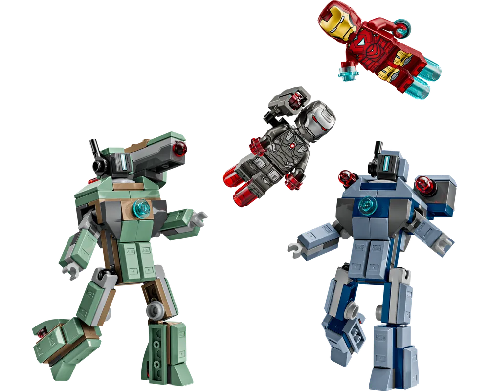 LEGO Super Heroes 76320 - Iron Man & War Machine vs. Hammer Drones - Authentic LEGO Set Image 4