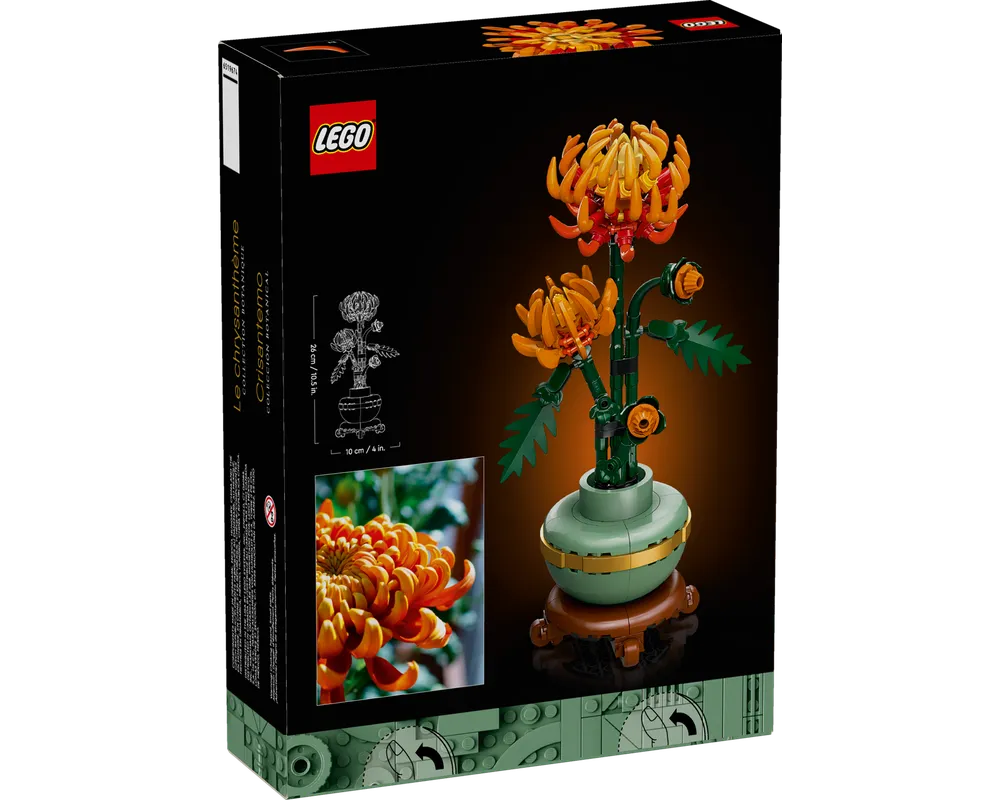 LEGO Botanicals 10368 - Chrysanthemum - Authentic LEGO Set Image 4