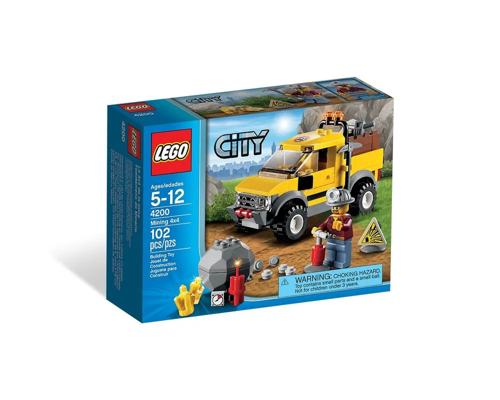 LEGO City 4200 - Mining 4 x 4 - Authentic LEGO Set Main Image