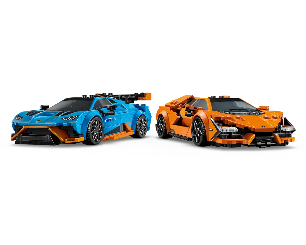 LEGO SPEED CHAMPIONS 77238 - Lamborghini Revuelto & Lamborghini Huracán STO - Authentic LEGO Set Image 6