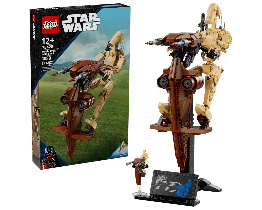 LEGO Star Wars 75428 - Battle Droid with STAP - Authentic LEGO Set Main Image