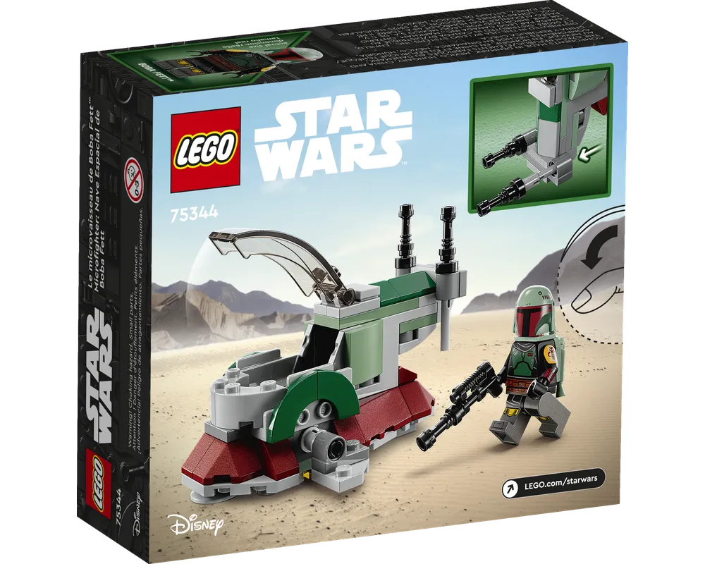 =LEGO Star Wars 75344 - Boba Fett's Starship Microfighter {Slave I} - Authentic LEGO Set Image 6