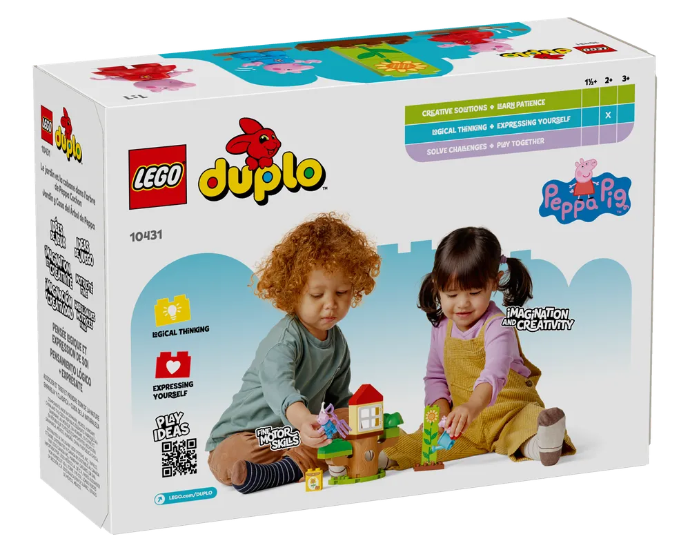 LEGO DUPLO 10431 - Peppa Pig Garden and Tree House - Authentic LEGO Set Image 4