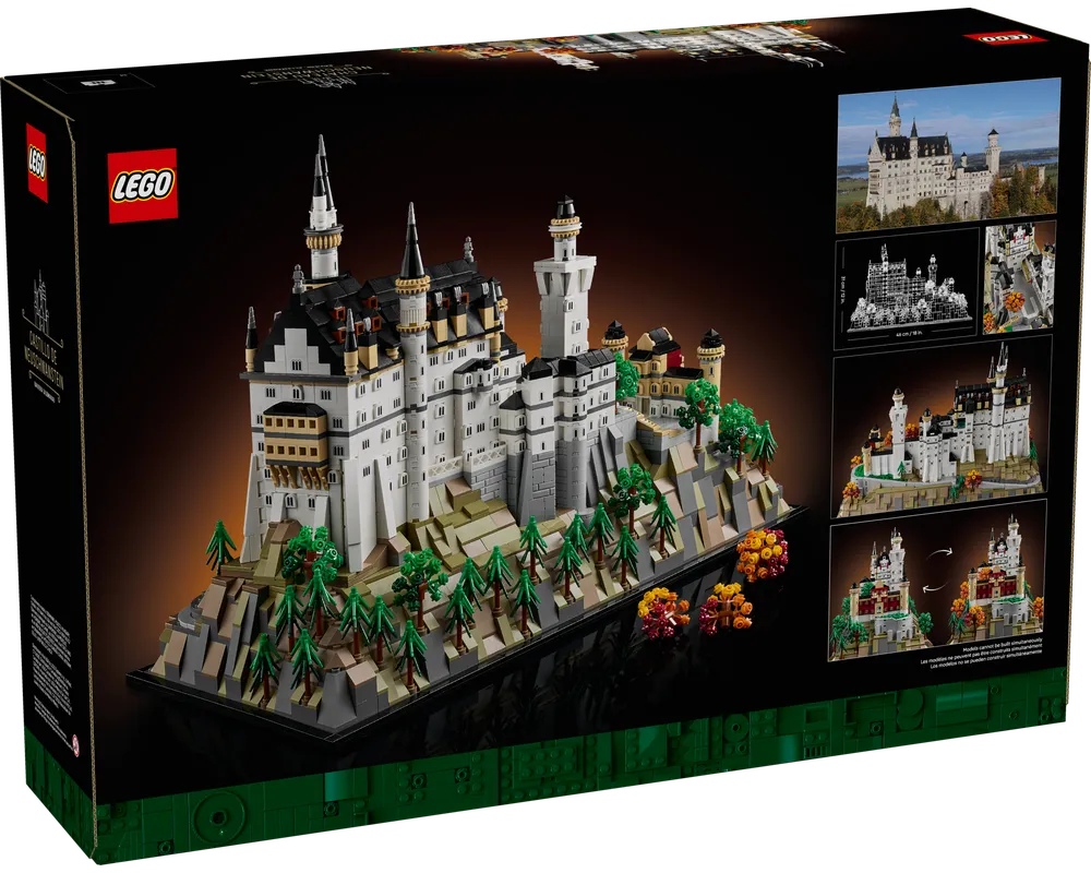 LEGO Architecture 21063 - Neuschwanstein Castle - Authentic LEGO Set Image 3
