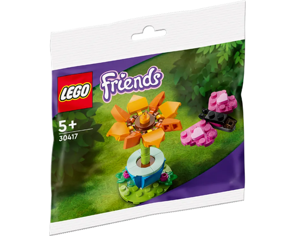 LEGO Friends 30417 - Garden Flower and Butterfly polybag - Authentic LEGO Set Main Image