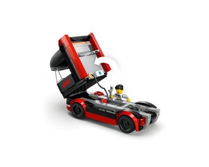 LEGO City 60445 - F1 Truck with RB20 & AMR24 F1 Cars - Authentic LEGO Set Image 6