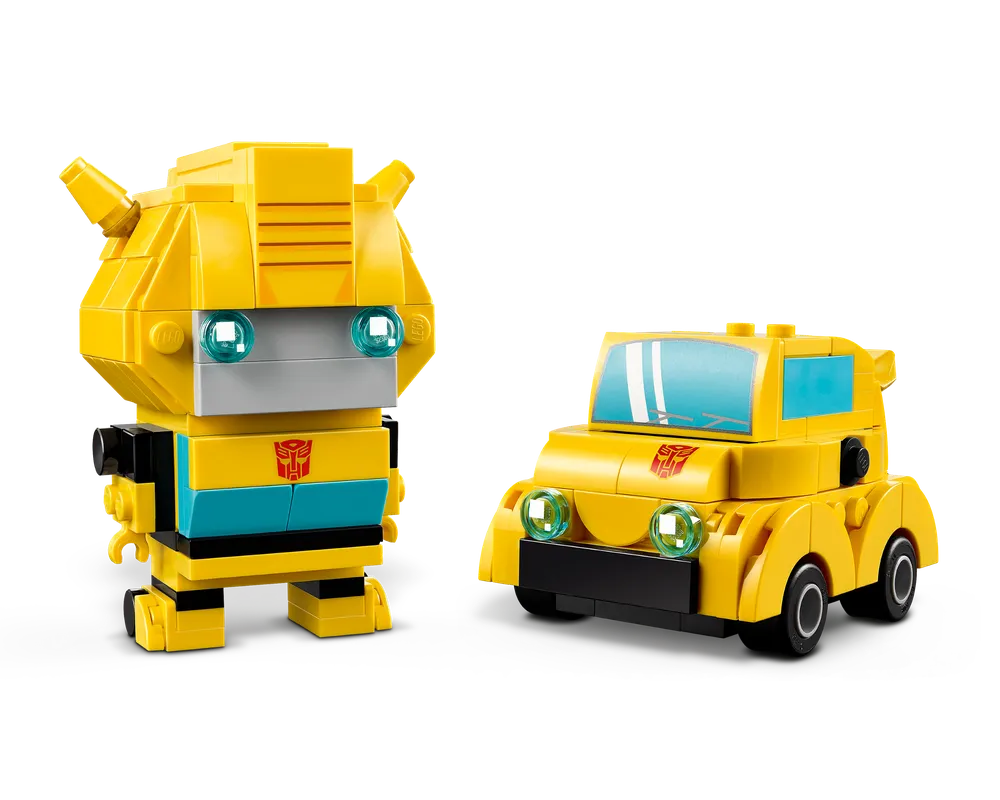 LEGO BrickHeadz 40804 - Bumblebee Robot & Vehicle - Authentic LEGO Set Image 4