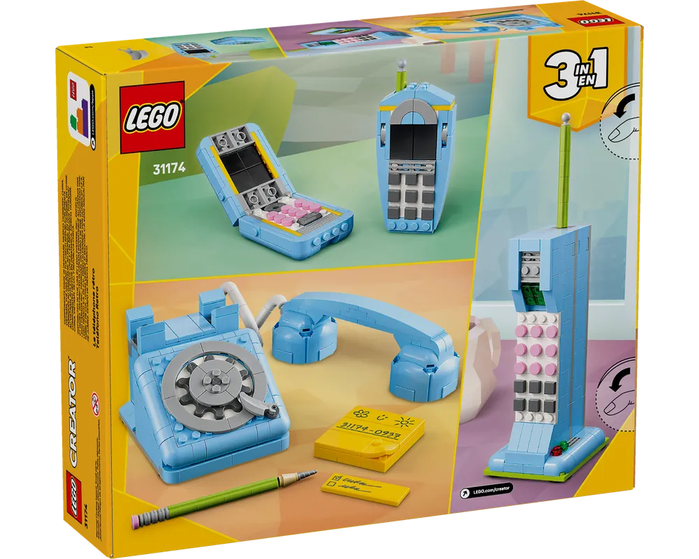 LEGO Creator 31174 - Retro Telephone - Authentic LEGO Set Image 2