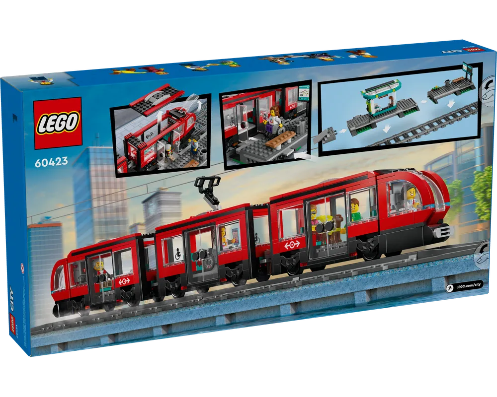 LEGO City 60423 - Downtown Streetcar - Authentic LEGO Set Image 3