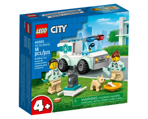 LEGO City 60382 - Vet Van Rescue - Authentic LEGO Set Main Image