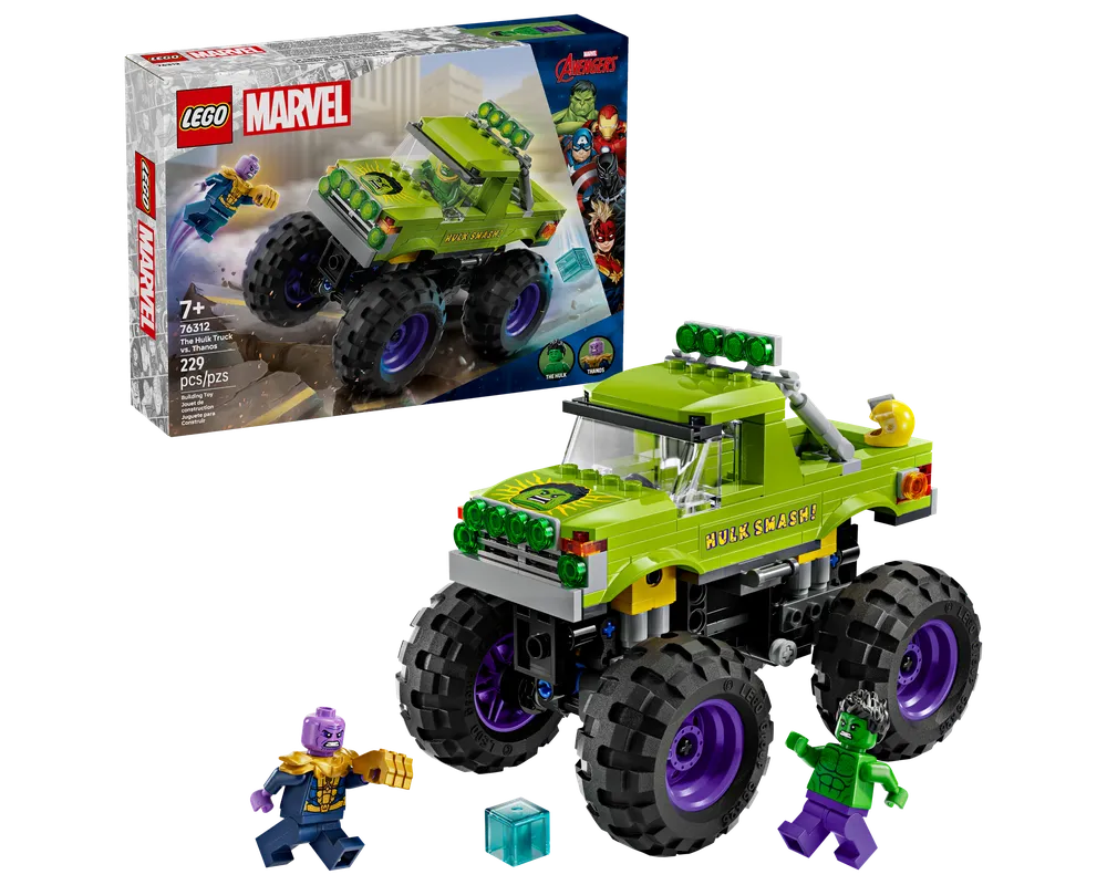 LEGO Super Heroes 76312 - The Hulk Truck vs. Thanos - Authentic LEGO Set Main Image