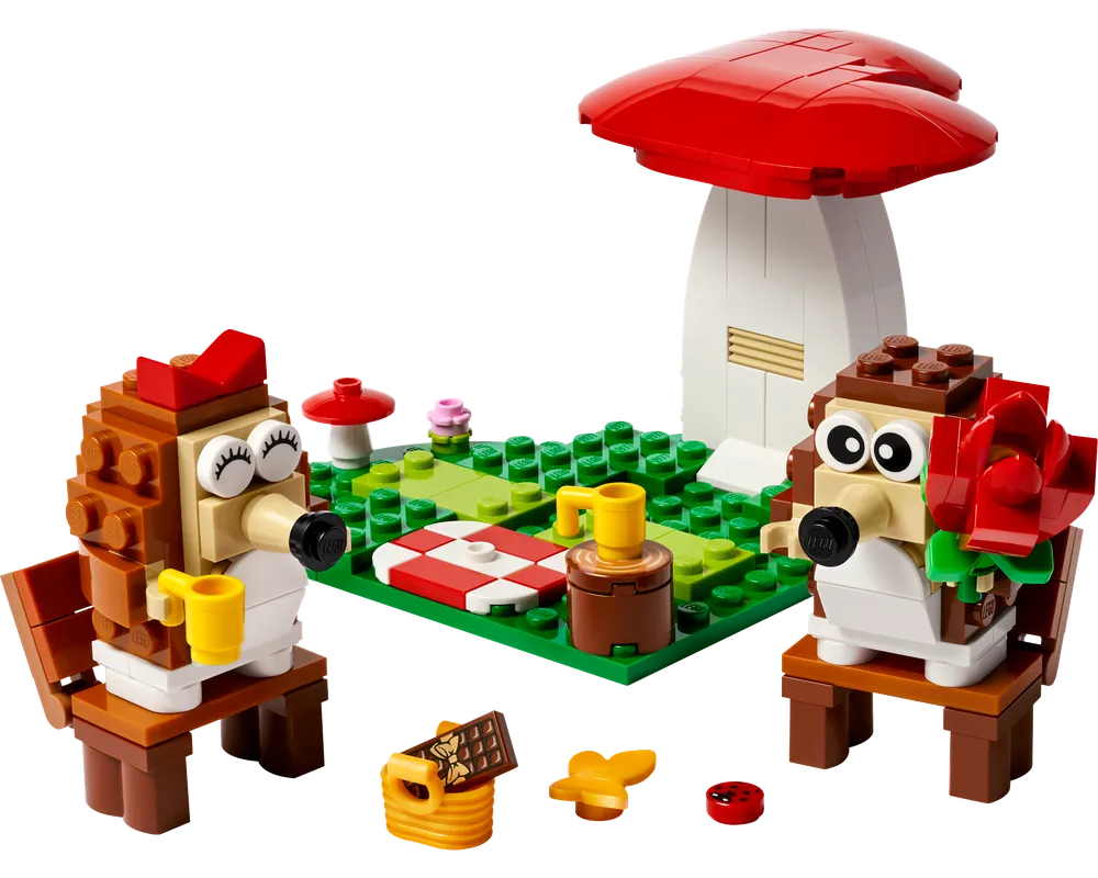=LEGO Holiday & Event 40711 - Hedgehog Picnic Date - Authentic LEGO Set Image 5