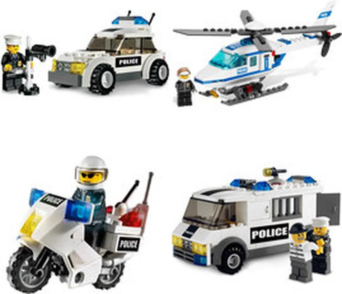 LEGO City 66363 - City Bundle Pack, Super Pack 4 in 1 (Sets 7235, 7236, 7245, and 7741) - Authentic LEGO Set Image 2