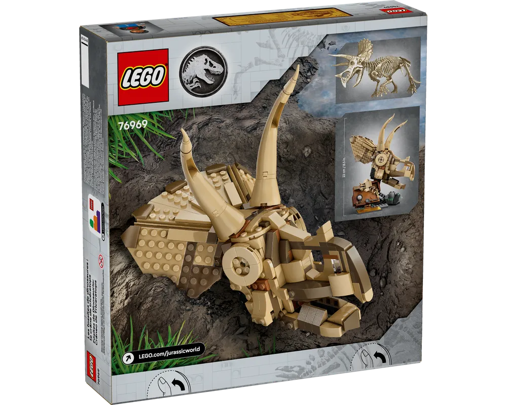 LEGO Jurassic World 76969 - Dinosaur Fossils: Triceratops Skull - Authentic LEGO Set Image 2