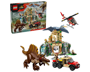 LEGO Jurassic World 76976 - Spinosaurus & Quetzalcoatlus Air Mission - Authentic LEGO Set Main Image