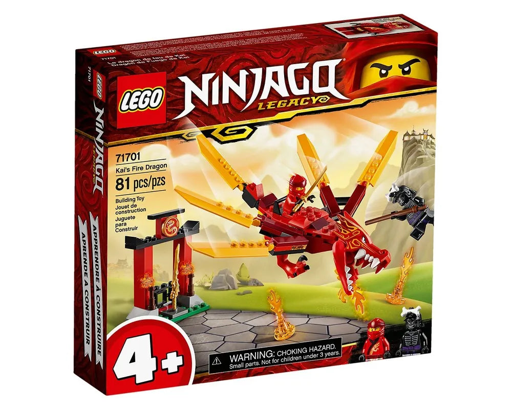 LEGO NINJAGO 71701 - Kai&#39;s Fire Dragon - Authentic LEGO Set Main Image