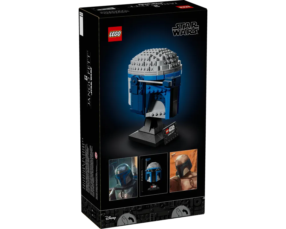 LEGO Star Wars 75408 - Jango Fett Helmet - Authentic LEGO Set Image 3