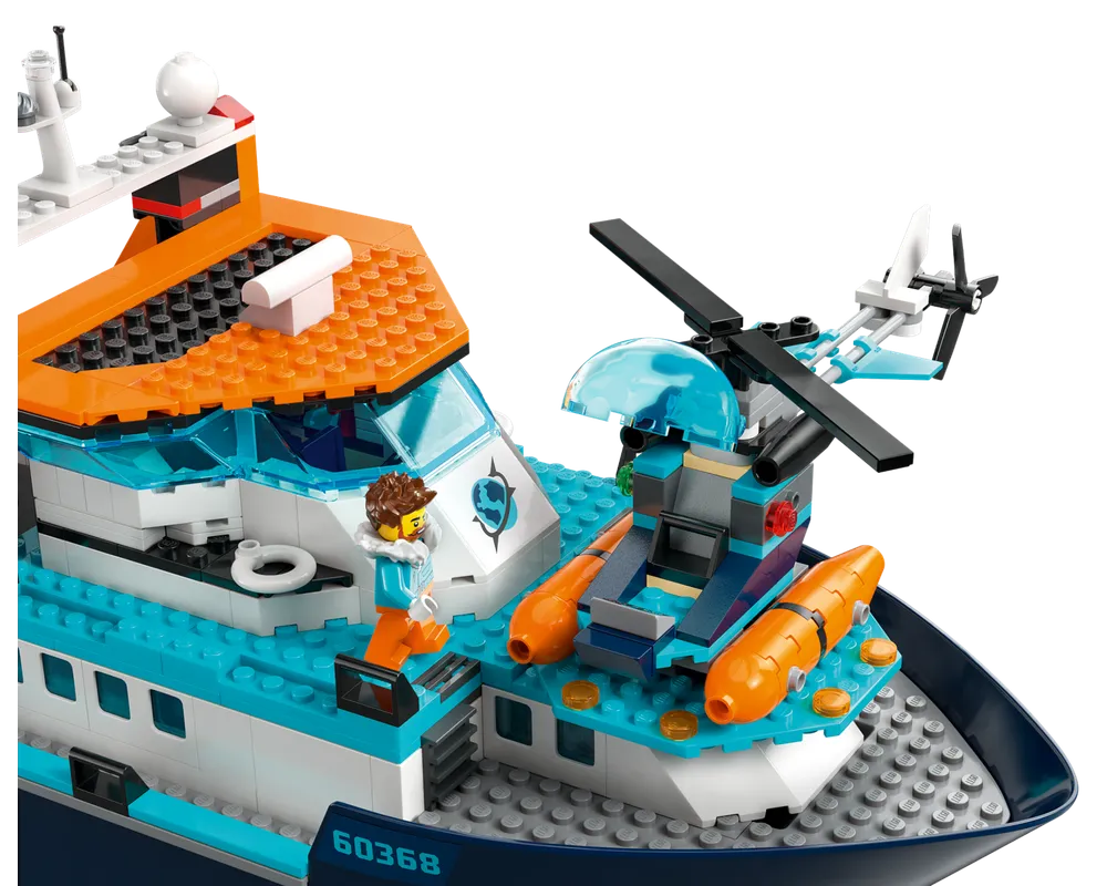 LEGO City 60368 - Arctic Explorer Ship - Authentic LEGO Set Image 5