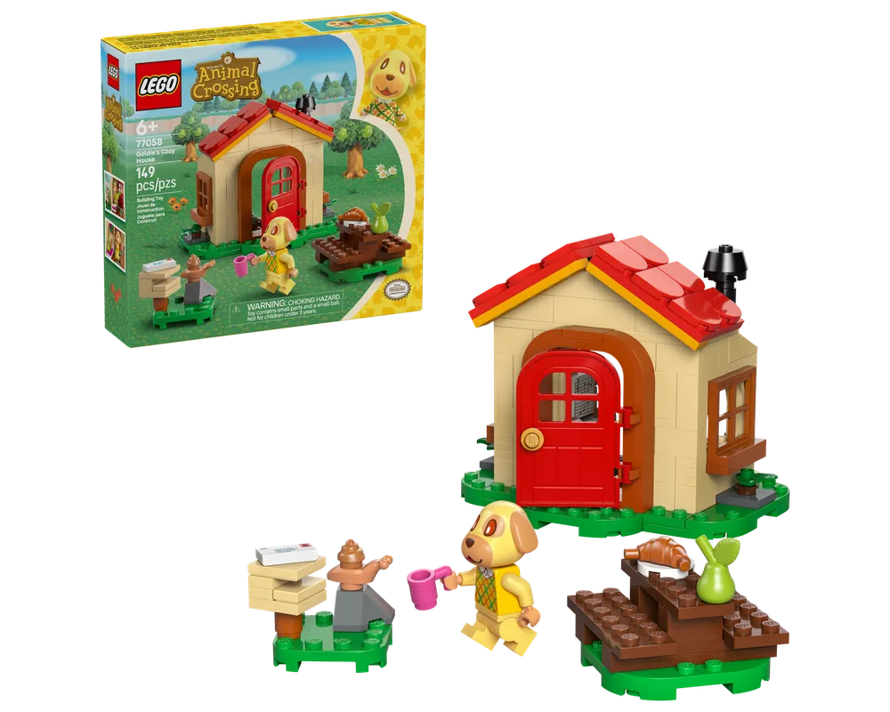 LEGO Animal Crossing 77058 - Goldie's Cozy House - Authentic LEGO Set Main Image