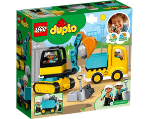 LEGO DUPLO 10931 - Truck & Tracked Excavator - Authentic LEGO Set Image 4