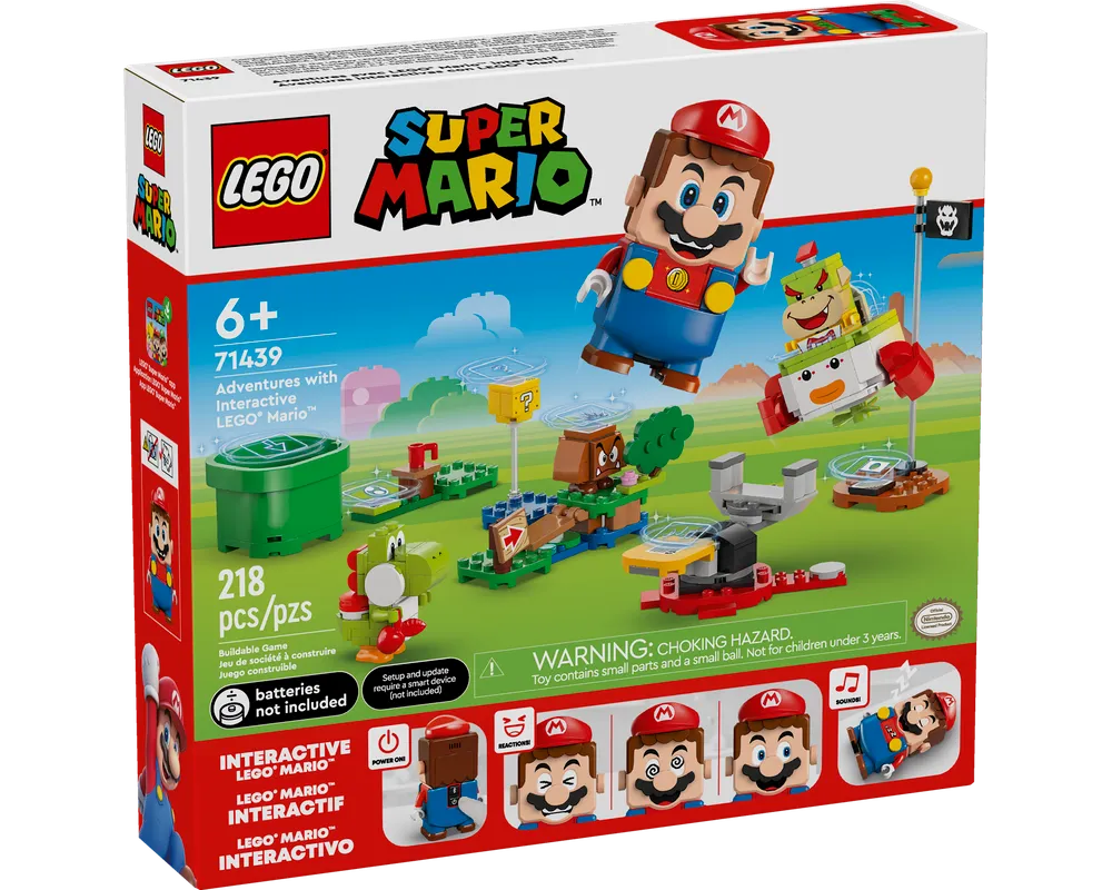 LEGO Super Mario 71439 - Adventures with Interactive LEGO Mario - Starter Course - Authentic LEGO Set Main Image