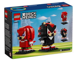 =LEGO BrickHeadz 40672 - Sonic the Hedgehog: Knuckles & Shadow - Authentic LEGO Set Image 4