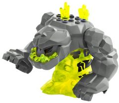 LEGO Minifigure pm015a - Geolix with 2 Crystals on Back (Rock Monster) - Authentic LEGO Minifigure Main Image