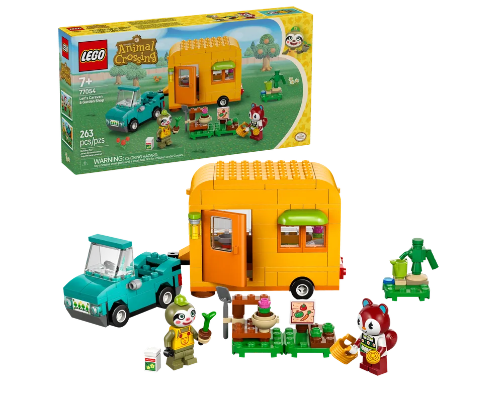 LEGO Animal Crossing 77054 - Leif's Caravan & Garden Shop - Authentic LEGO Set Main Image