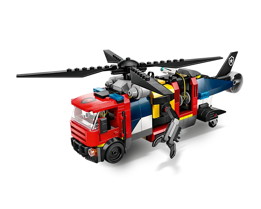 LEGO City 60462 - Helicopter, Fire Truck & Submarine Remix - Authentic LEGO Set Image 5