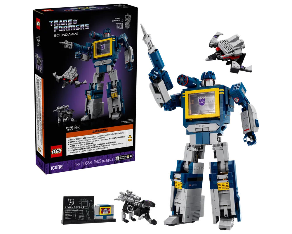 LEGO LEGO Ideas &#40;CUUSOO&#41; 10358 - Soundwave - Authentic LEGO Set Main Image