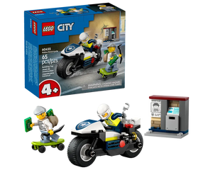 LEGO City 60455 - Police Motorcycle chase - Authentic LEGO Set Main Image