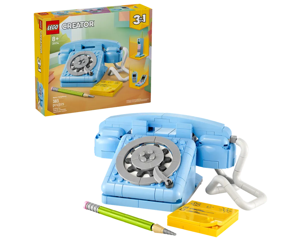 LEGO Creator 31174 - Retro Telephone - Authentic LEGO Set Main Image