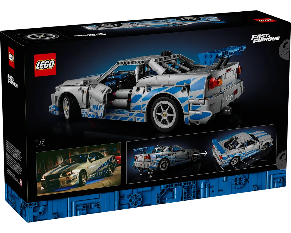 LEGO Technic 42210 - 2 Fast 2 Furious Nissan Skyline GT-R (R34) Car - Authentic LEGO Set Image 14