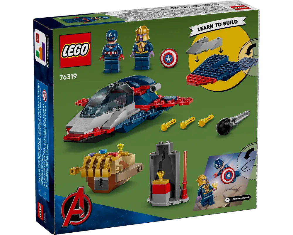 LEGO Super Heroes 76319 - Captain America vs. Thanos - Authentic LEGO Set Image 4