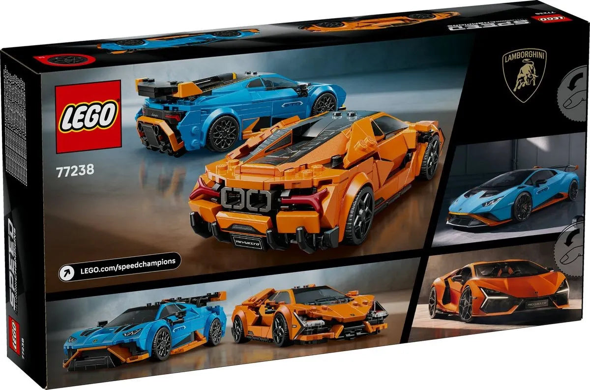 LEGO SPEED CHAMPIONS 77238 - Lamborghini Revuelto & Lamborghini Huracán STO - Authentic LEGO Set Image 11