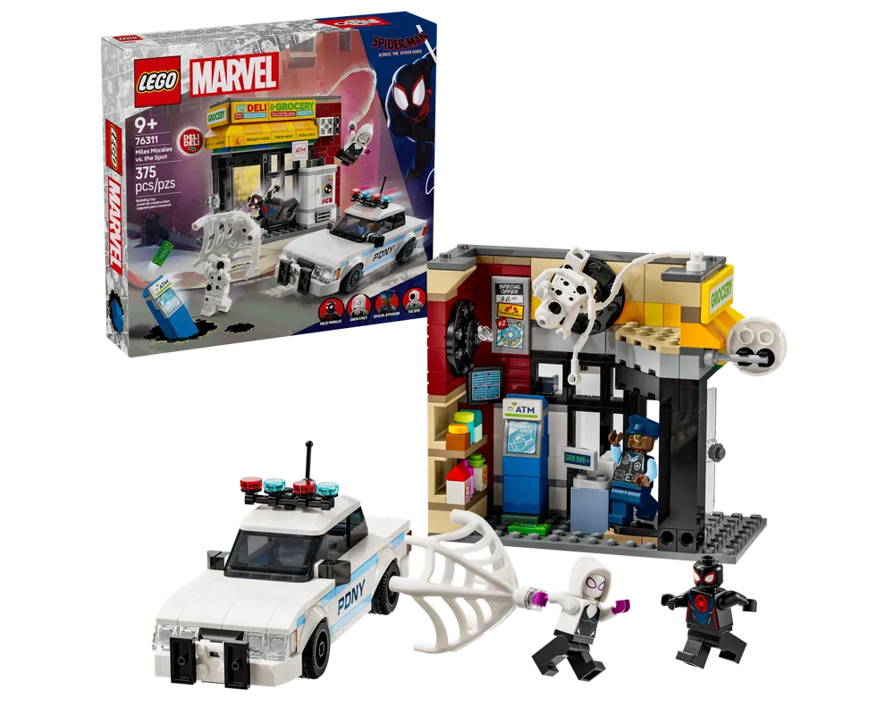 LEGO Super Heroes 76311 - Miles Morales vs. the Spot - Authentic LEGO Set Main Image