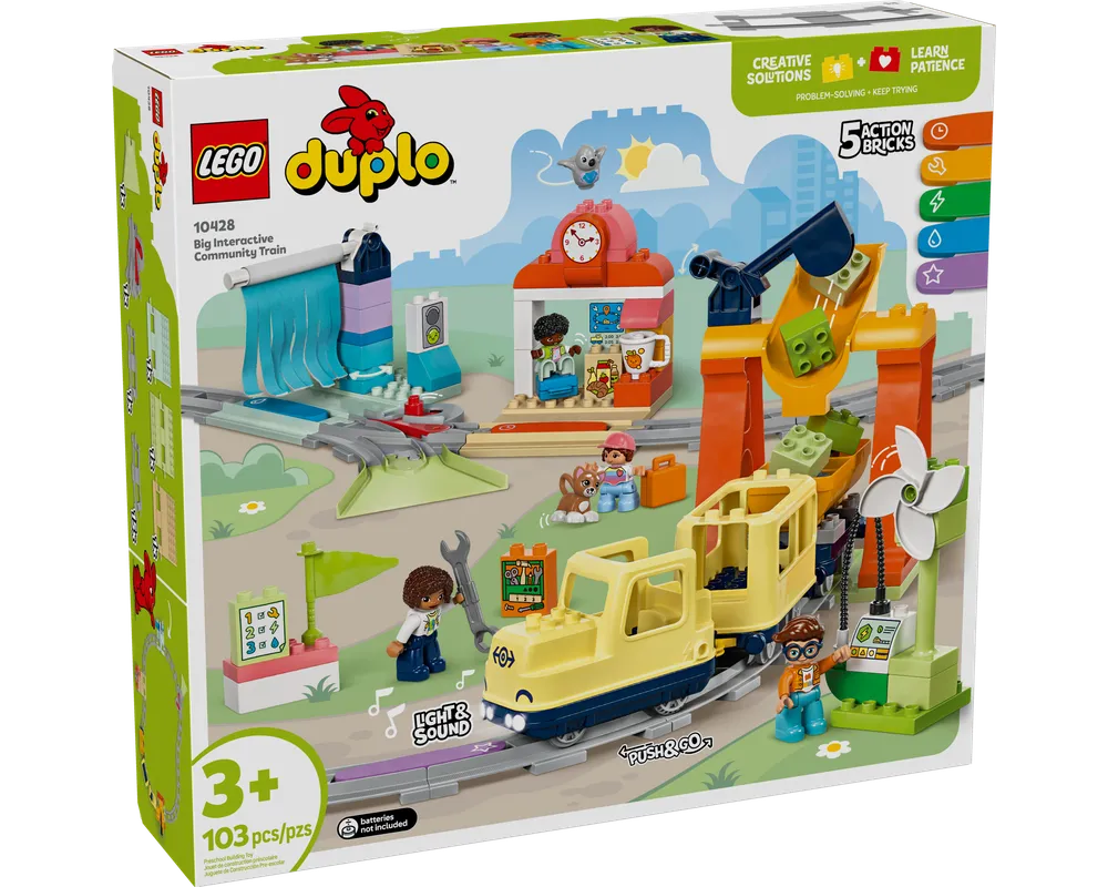 LEGO DUPLO 10428 - Big Interactive Community Train - Authentic LEGO Set Main Image