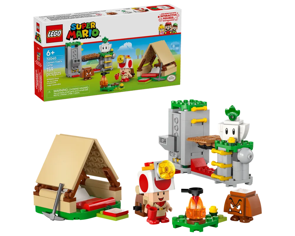 LEGO Super Mario 72040 - Captain Toad's Camp - Expansion Set - Authentic LEGO Set Main Image