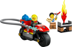 LEGO City 60410 - Fire Rescue Motorcycle - Authentic LEGO Set Image 2