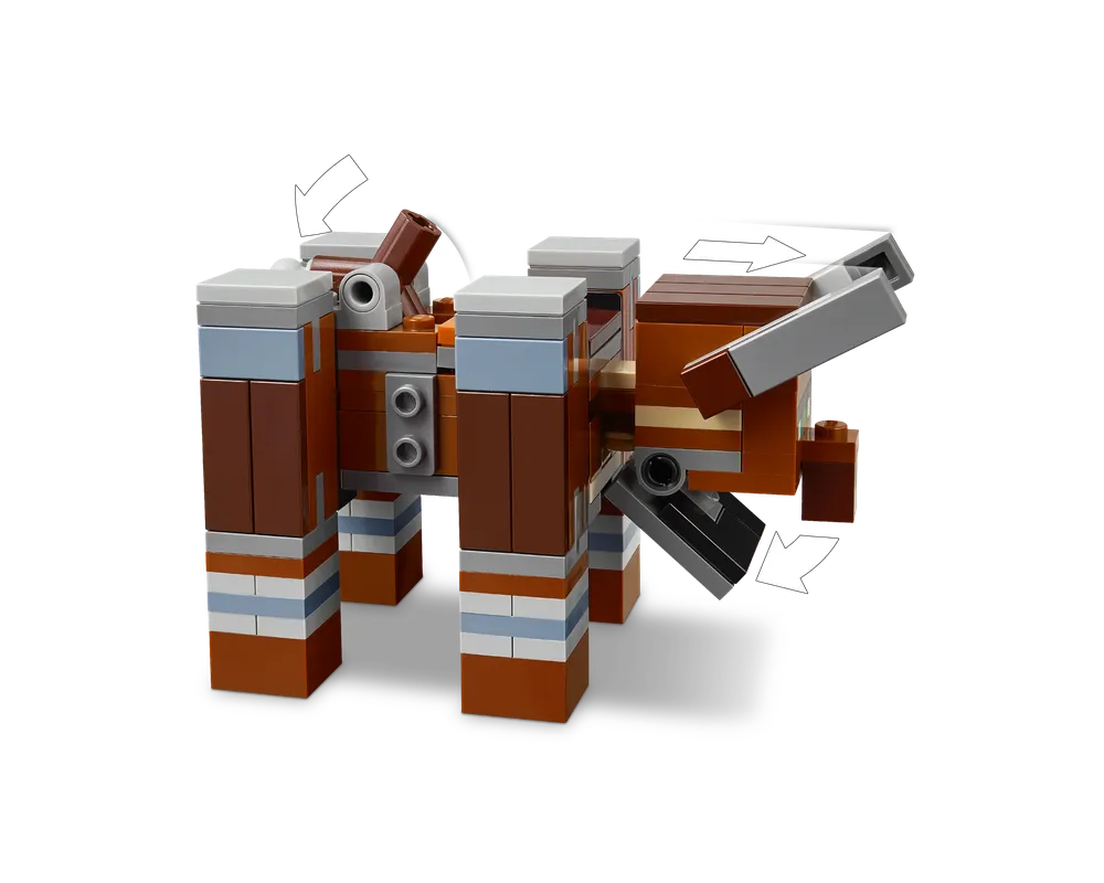 LEGO Minecraft 21278 - The Pillager Outpost and Ravager - Authentic LEGO Set Image 18