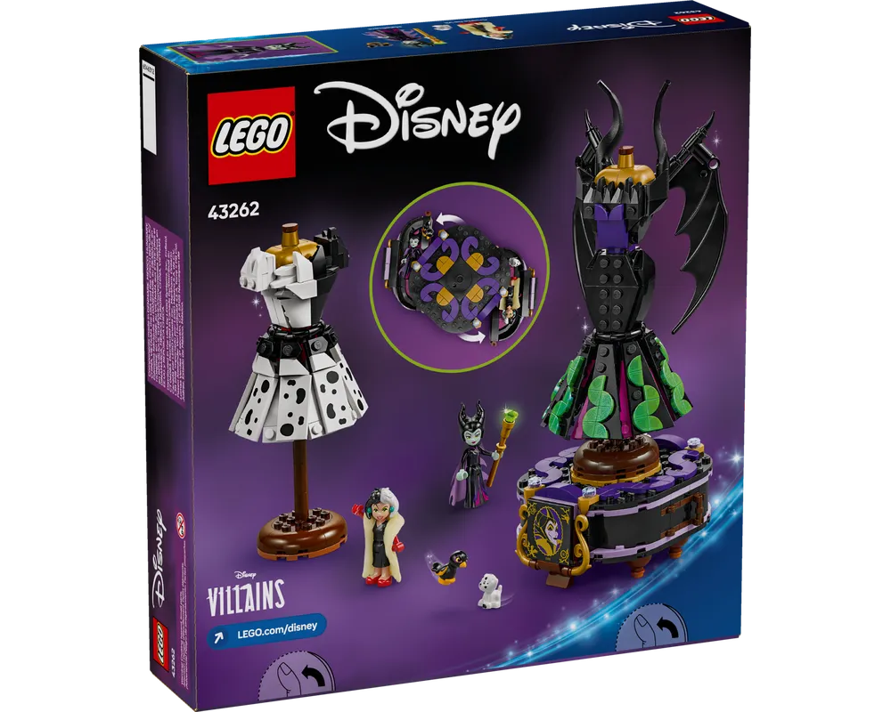 LEGO Disney 43262 - Maleficent's and Cruella De Vil's Dresses - Authentic LEGO Set Image 3