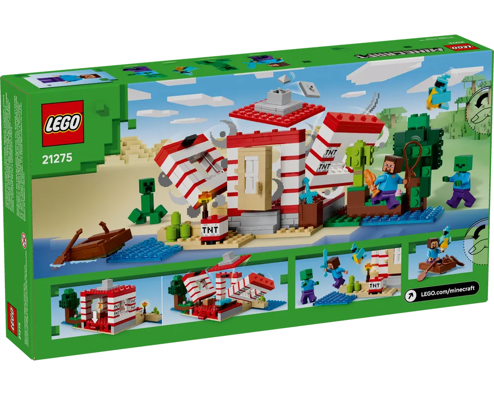 LEGO Minecraft 21275 - The TNT Jungle House - Authentic LEGO Set Image 13
