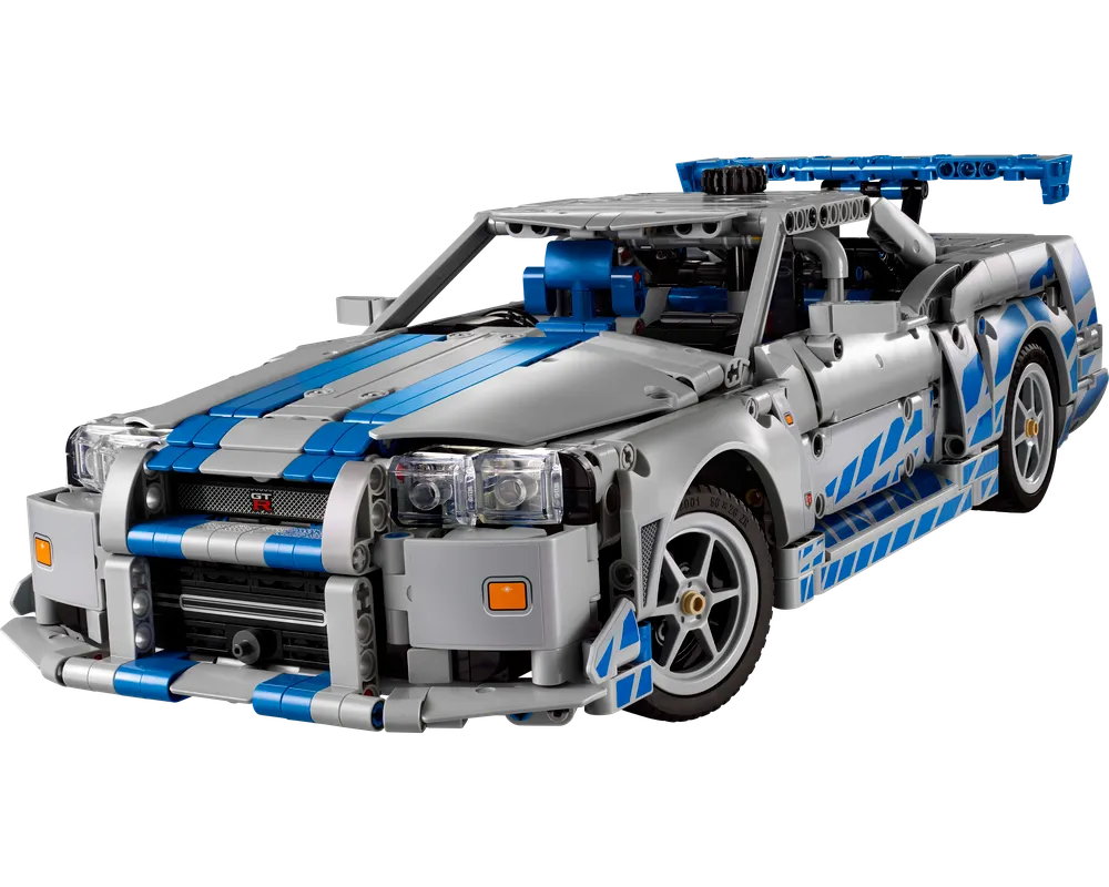LEGO Technic 42210 - 2 Fast 2 Furious Nissan Skyline GT-R (R34) Car - Authentic LEGO Set Image 15