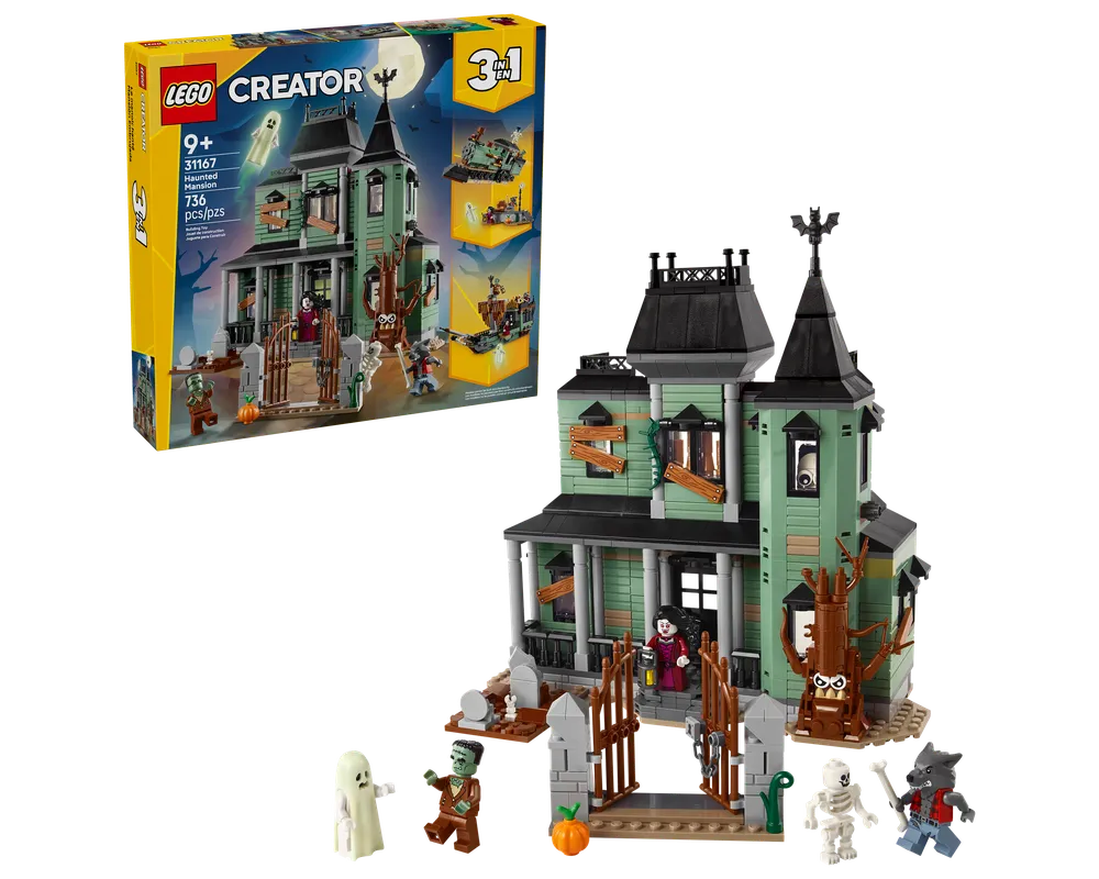 LEGO Creator 31167 - Haunted Mansion - Authentic LEGO Set Main Image