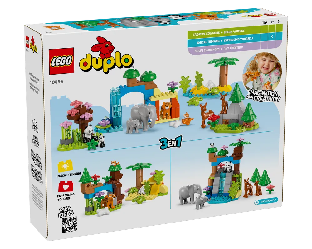 LEGO DUPLO 10446 - 3in1 Wild Animal Families - Authentic LEGO Set Image 3